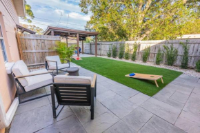 3BR 2BA, fire pit, large backyard, BBQ, mins from St Pete beaches and downtown!